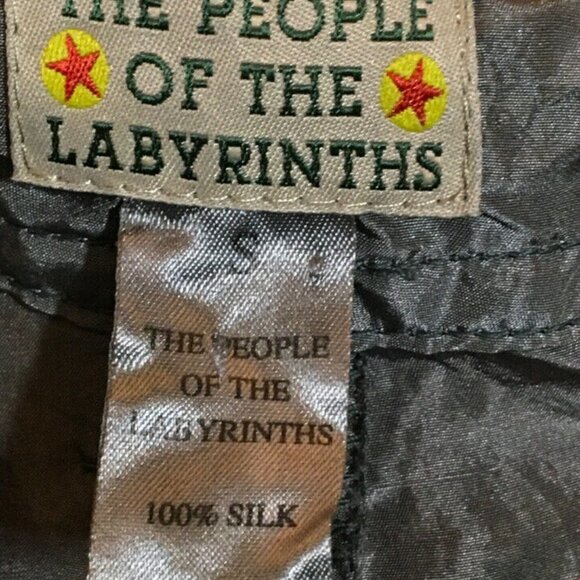 The People of the Labyrinths Silk Cargo Pants - Picture 11 of 12
